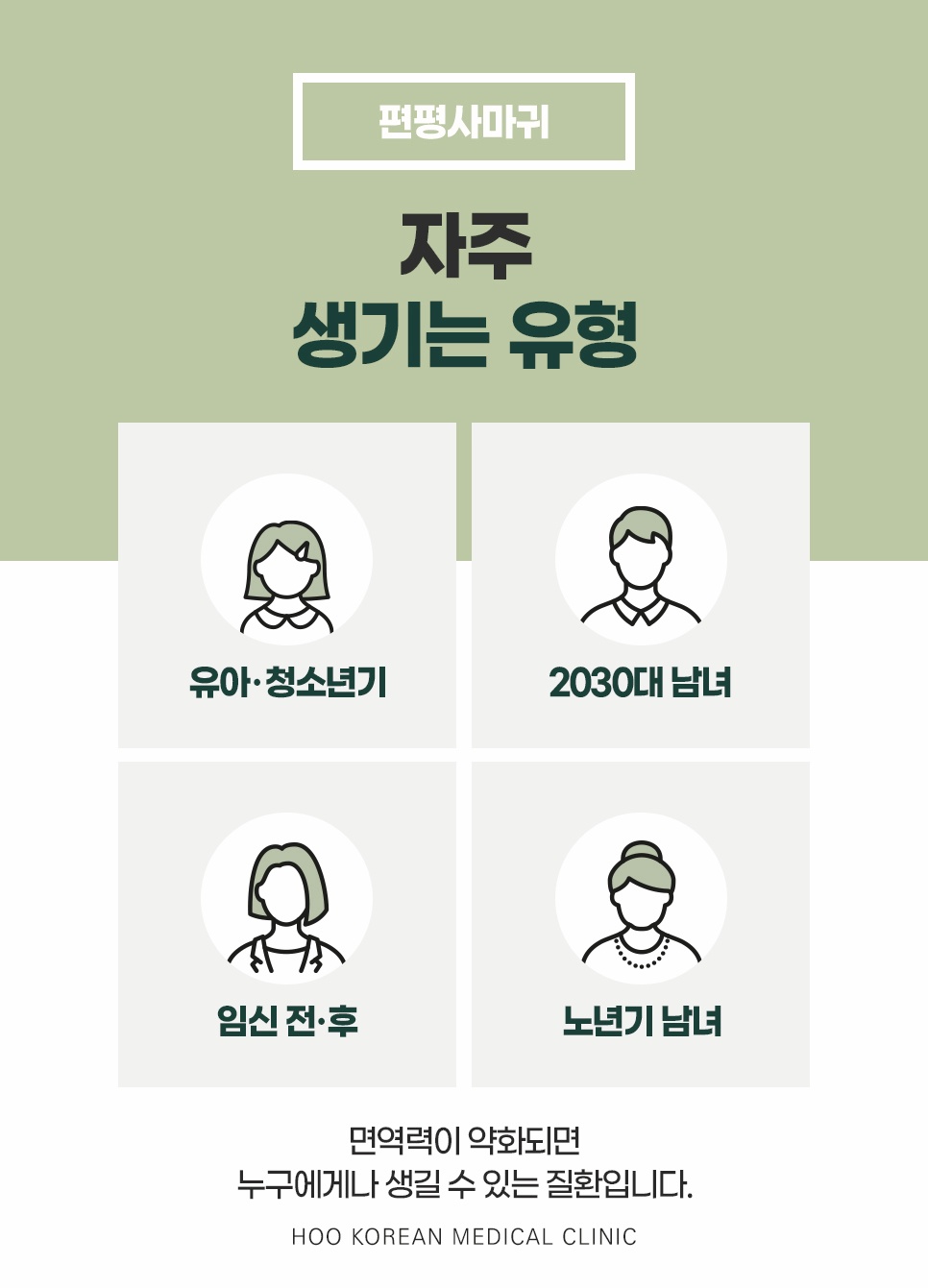 편평사마귀가 자주 발생하는 연령대 및 대상 유형 안내